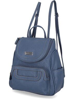 Stylish Denim Multi-Pocket Women's Backpack - Versatile One Size Travel Bag